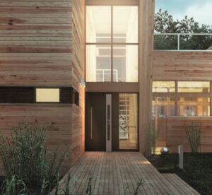 dom jednorodzinny drzwi wejściowe Lublin